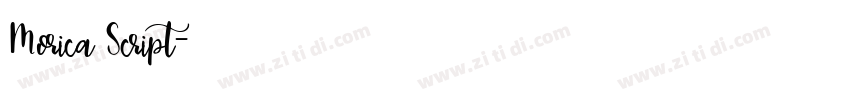 Morica Script字体转换 Morica Script字体转换